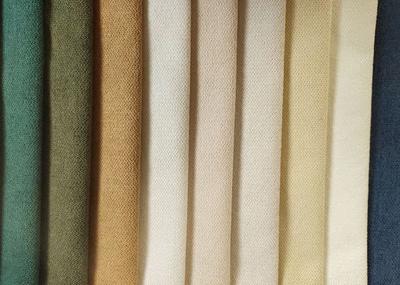 बुना हुआ सादा सोफा फैब्रिक ISO9001 अशुद्ध लिनन फैब्रिक पॉलिएस्टर Fabric