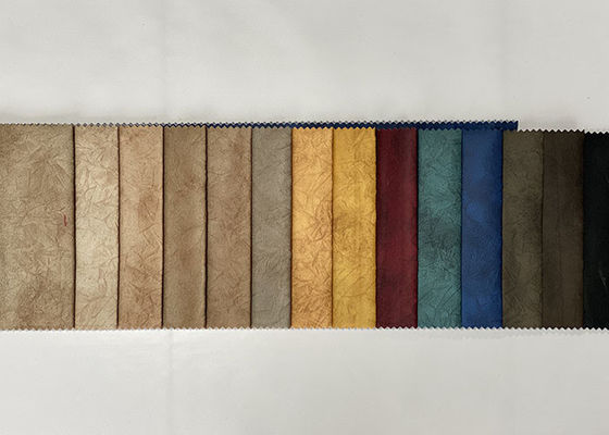 230gsm साबर चमड़ा सोफा कपड़ा पनरोक पॉलिएस्टर Microsuede कपड़ा