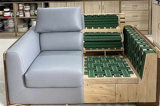 3 इंच असबाब लोचदार सीट बद्धी सोफा लाइटवेट पॉलीप्रोपाइलीन बद्धी
